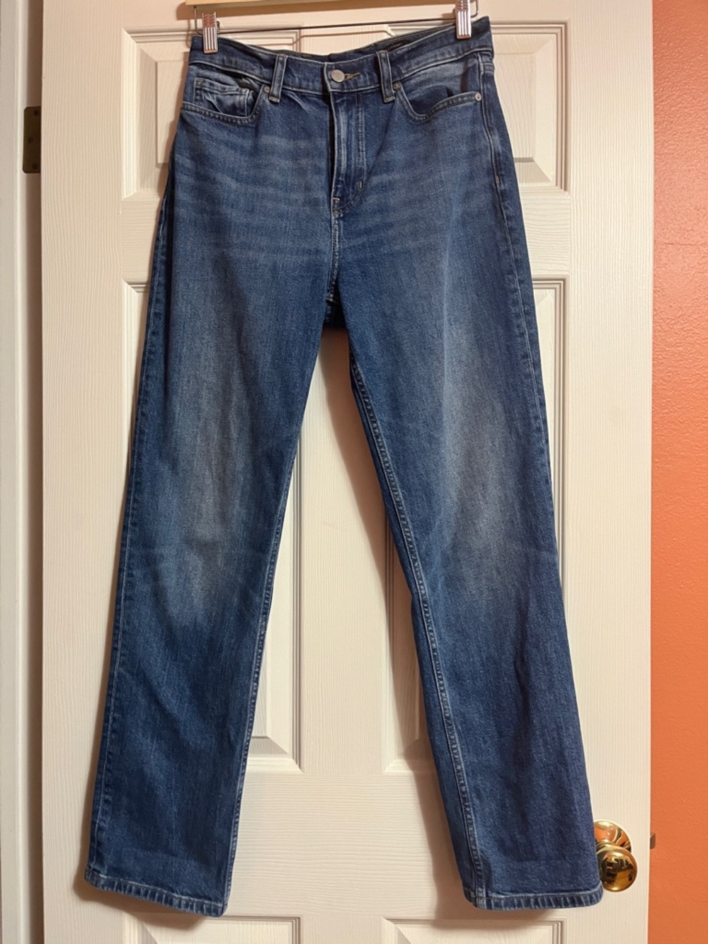 *Altered* Banana Republic High Rise Straight 29L